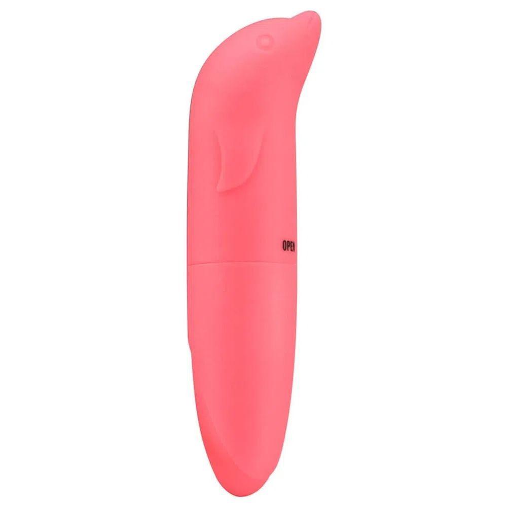 Sweet Secret - VIBRADOR PONTO G AVELUDADO COM FORMATO GOLFINHO ROSA - eZappy